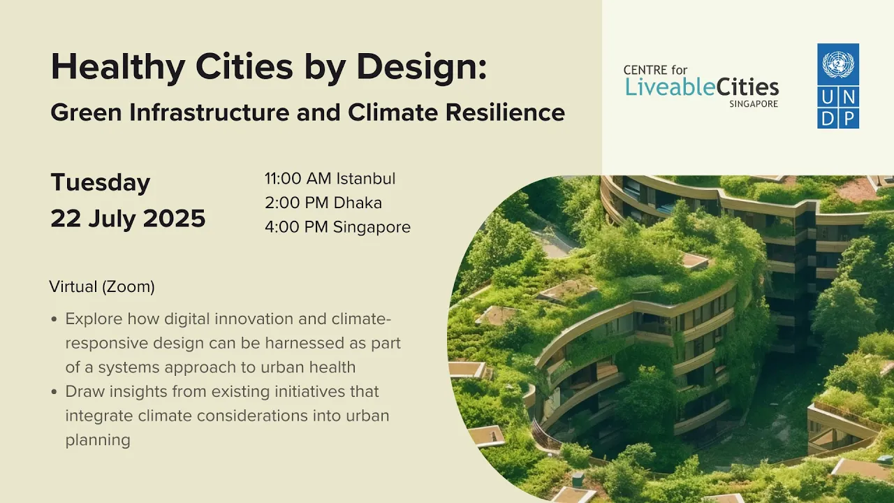CLC/UNDP Webinar - Healthy Cities by Design: Green Infrastructure and Climate Resilience