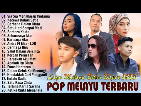Download MP3 Lagu Pop Melayu Terbaru 2023 ~ Lagu Melayu Terpopuler 2023 Bikin Baper  - Gustrian Geno Feat Arief