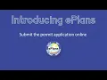 ePlans Submit Your Permit Application Online