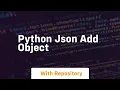 python json add object