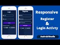 login and register android studio android studio tutorial android studio
