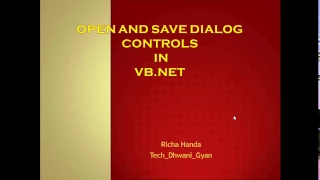 openFile and saveFile dialog controls in VB NET