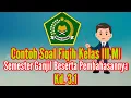 Download Lagu Contoh Soal Fiqih Kelas III Semester Ganjil Beserta Pembahasannya (Kd. 3.1)