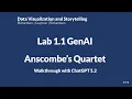 VIZ Lab 1 1 GenAI Anscombe s Quartet