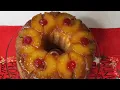 Pineapple upside down pound cake