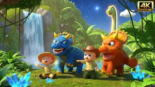 Johnny & Baby’s Dino Ride Adventure 🦖🌴 | Jungle Race Kids Story | BST Dino Adventure