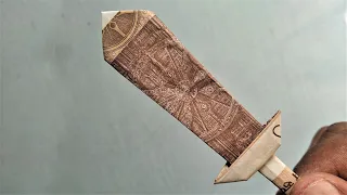 Make Sward from New 10 Rupees Note