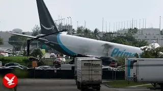 Live: NTSB give update after fatal Amazon cargo plane crash at Miami airport