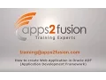 How to create Web Application in Oracle ADF Application Development Framework