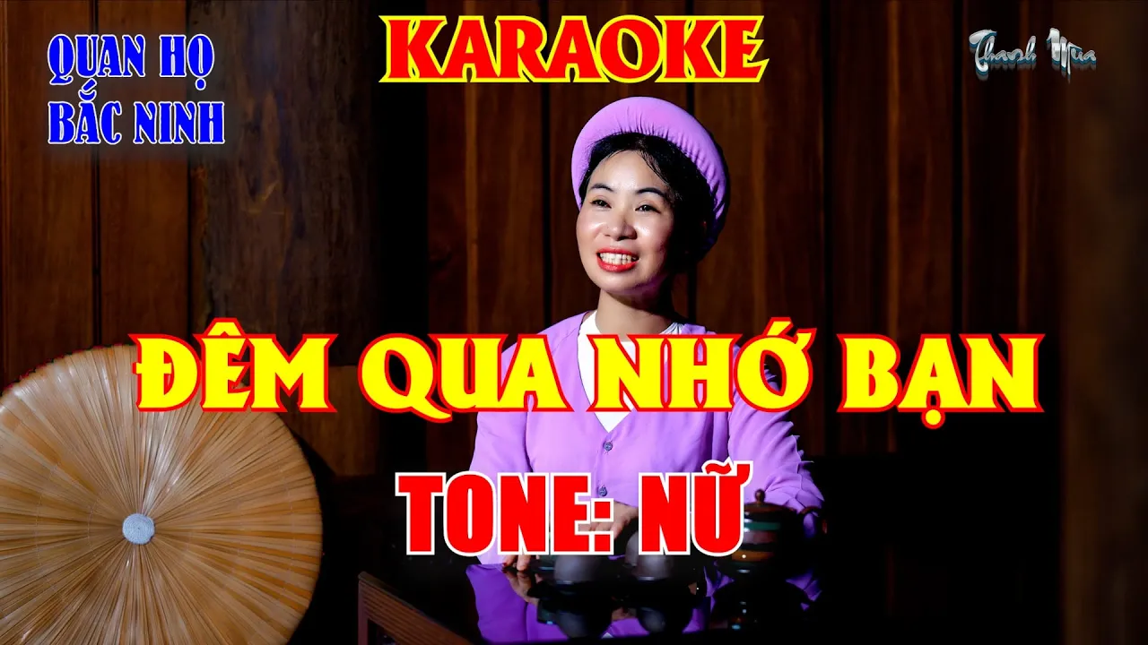 ĐÊM QUA NHỚ BẠN KARAOKE   TONE NỮ
