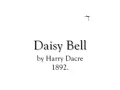 First computer to sing - Daisy Bell