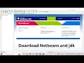 How to download Netbeans for java Object Oriented Programming OOP