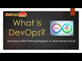 What is DevOps DevOps Detailed Demo DevOps Training at JavaHome