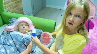СОФИЯ ПОМОГАЕТ НИКЕ И БРАТУ ПОПРАВИТЬСЯ. СОФУНЬЯ ШАЛУНЬЯ