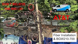 AT T Fiber Installation and BGW210-700