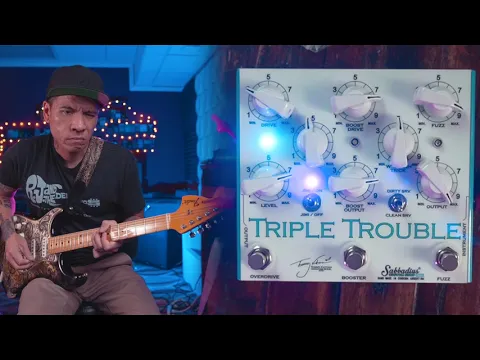 Sabbadius Triple Trouble Boost/Overdrive/Fuzz | Delicious Audio