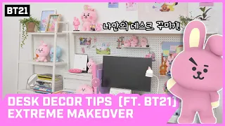  bt21 desk decor tips ft bt21 extreme makeover
