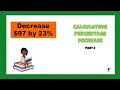 Percent Decrease part 2