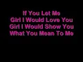 Let Me Love You Lyrics