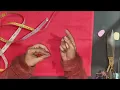 Boat neck blouse full cutting & stitching | 38/40 size princess cut blouse cutting and stitching