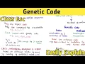 Genetic Code Triplet Codes Codon Class 12