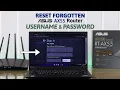 ASUS Router AX55 How to Reset Forgotten WiFi Login Password and Username
