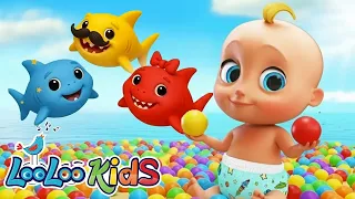 Bebé Tiburón - Aprende los Colores con Bolas de Colores 2 - Canciones Infantiles LooLoo