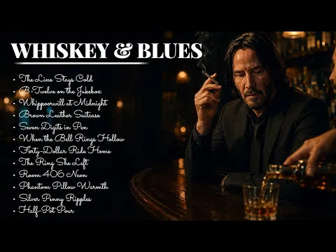 Midnight Whiskey Blues 🥃 Slow Soulful Blues for After Hours & Empty Streets