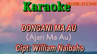 Download Karaoke Batak - Dongani Ma Au  Trio Elexis ( Karaoke Version ) MP3