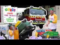 Lagu Garbage Truck \u0026 Fire Truck Videos for Children | Learn About Recycling \u0026 Firefighters With Ozzie