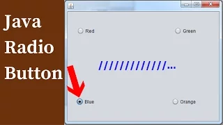 Java Using Radio Button In NetBeans