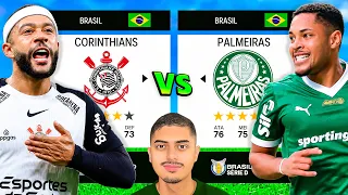 Rebaixei CORINTHIANS e PALMEIRAS pra SÉRIE D do BRASILEIRÃO