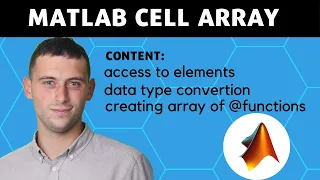 Cell arrays and array of functions in Matlab
