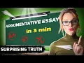 How to write an argumentative essay From start to finish Thesis outline structure