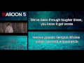 Maroon 5 - Wipe your eyes | Letra en ingles y en español