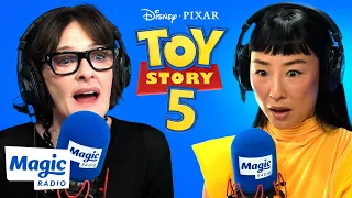 Greta Lee Joan Cusack Answer Some Adorable Fan Questions Toy Story 5