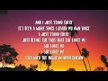 Fred Again, Soak- Just Stand There Lyrics