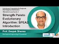Lec 23 Strength Pareto Evolutionary Algorithm SPEA2 Introduction