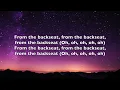 Balu Brigada- Backseat Lyrics