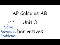 AP Calculus AB Unit 3 Review Chain Rule Implicit and Inverse Derivatives