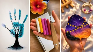 10 Easy Art Tips & Hacks || Cool Art ideasll Painting tutorials