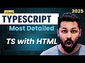 TypeScript Hindi Tutorial Use TypeScript with HTML input fields