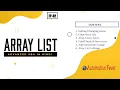 Array List Part II Advanced VBA in Hindi
