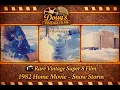 Rare Vintage Super 8 Film 1982 Home Movie Snow Storm