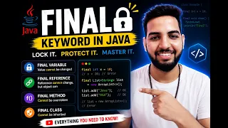 Java final Keyword Explained in 10 Minutes Variables Methods Classes Objects