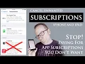How To Cancel UNWANTED iPhone and iPad App Subscriptions STOP PAYING Every Month