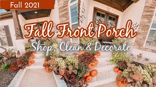 fall decorate with me fall front porch clean u0026 decorate shop with me for fall front porch decor