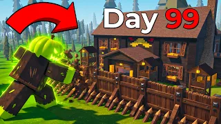 I BUILT THE SAFEST BASE EVER (Survive In Abandoned House)