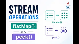 Java Stream Operations Explained flatMap vs peek with Hands-on Examples Java Streams Tutorial