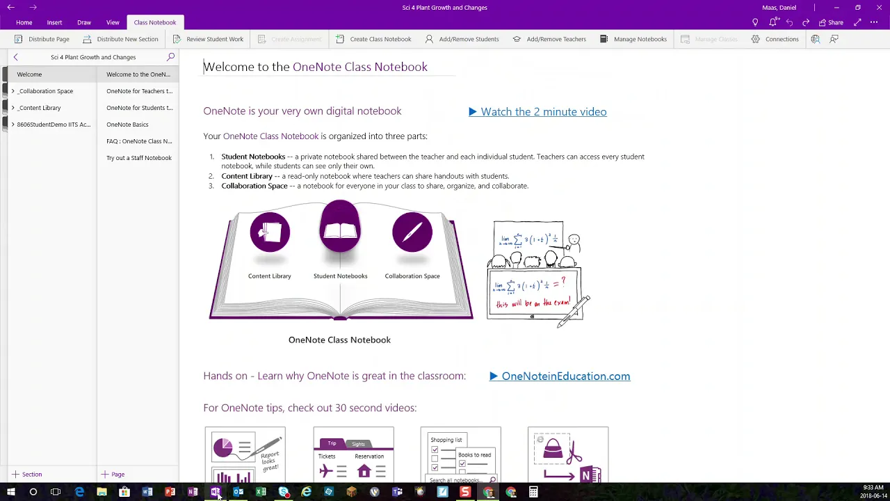 Class Notebooks in OneNote for Windows 10 is powerful tool for educators and a great way to share yo. 